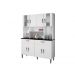 Cozinha Compacta 8 Portas 2 Gavetas Ventura CHF Moveis Branco