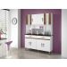 Cozinha Compacta 8 Portas 2 Gavetas Ventura CHF Moveis Branco/Carvalho
