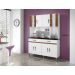 Cozinha Compacta 8 Portas 2 Gavetas Ventura CHF Moveis Branco/Carvalho