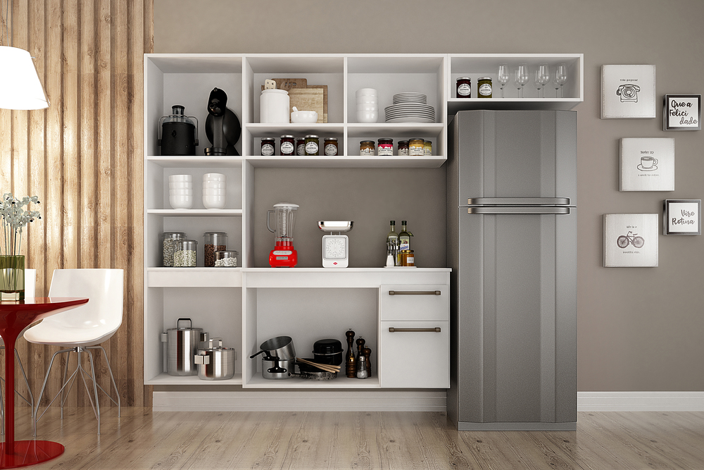 Cozinha Completa Liz CHF Moveis Branco