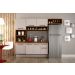 Cozinha Completa Liz CHF Moveis Carvalho/Off White