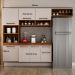 Cozinha Completa Liz CHF Moveis Carvalho/Off White