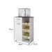 Fruteira Multiuso 1 Porta 1 Gaveta Nova Croácia CHF Moveis Branco