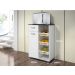 Fruteira Multiuso 1 Porta 1 Gaveta Nova Croácia CHF Moveis Branco