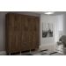 Guarda Roupa Casal 6 Portas 2 Gavetas Paris CHF Moveis Imbuia
