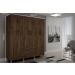 Guarda Roupa Casal 6 Portas 2 Gavetas Paris CHF Moveis Imbuia