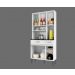 Kit Cozinha 6 Portas 2 Gavetas Onix CHF Moveis Branco