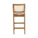 Banqueta Atlântida Amêndoa e Linho Off White - WP 58455