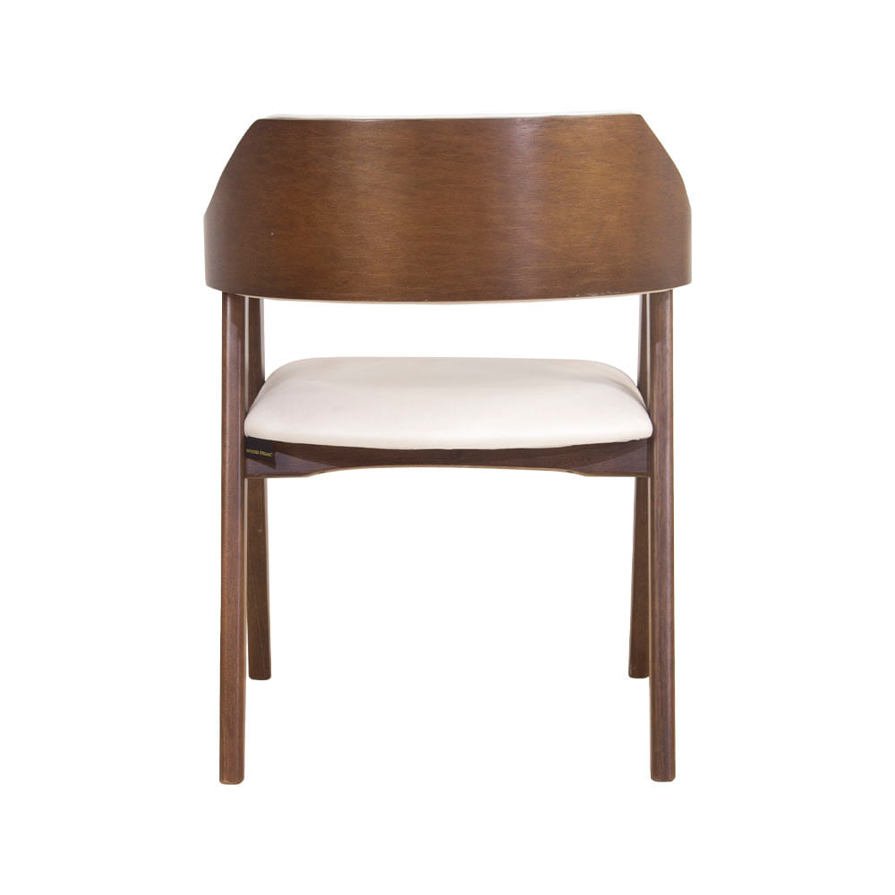 Cadeira de Jantar Estofada Ottawa Cappuccino Korino Perolado - 58473