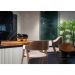 Cadeira de Jantar Estofada Ottawa Cappuccino e Linho Off White - 58459
