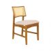 Cadeira de Jantar Hanna com Tela Natural e Linho Off White - 58458