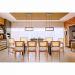 Cadeira de Jantar Hanna com Tela Natural e Linho Off White - 58458