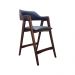 Conjunto 2 Banquetas Estofadas Ottawa Cappuccino e Korino Preto - 58954