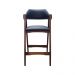 Conjunto 2 Banquetas Estofadas Ottawa Cappuccino e Korino Preto - 58954