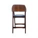 Conjunto 2 Banquetas Estofadas Ottawa Cappuccino e Korino Preto - 58954