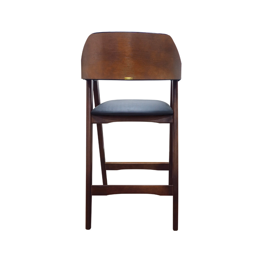 Conjunto 2 Banquetas Estofadas Ottawa Cappuccino e Korino Preto - 58954