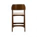 Conjunto 2 Banquetas Estofadas Ottawa Cappuccino e Linho Off White - 58949