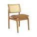 Conjunto 2 Cadeiras de Jantar Atlântida Amêndoa Couríssimo Caramelo - WP 59048