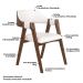 Conjunto 2 Cadeiras de Jantar Ottawa Cappuccino Korino Perolado - 58979