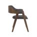 Conjunto 2 Cadeiras de Jantar Ottawa Cappuccino Korino Preto - 58985