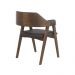Conjunto 2 Cadeiras de Jantar Ottawa Cappuccino Korino Preto - 58985