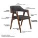 Conjunto 2 Cadeiras de Jantar Ottawa Cappuccino Korino Preto - 58985