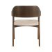 Conjunto 2 Cadeiras de Jantar Ottawa Cappuccino Linho Off White - 58971