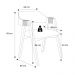 Conjunto 2 Cadeiras de Jantar Ottawa Cappuccino Linho Off White - 58971