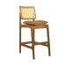 Conjunto 3 Banquetas Atlântida Amêndoa e Couríssimo Caramelo - WP 59152