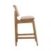 Conjunto 4 Banquetas Atlântida Amêndoa e Linho Off White - WP 59120