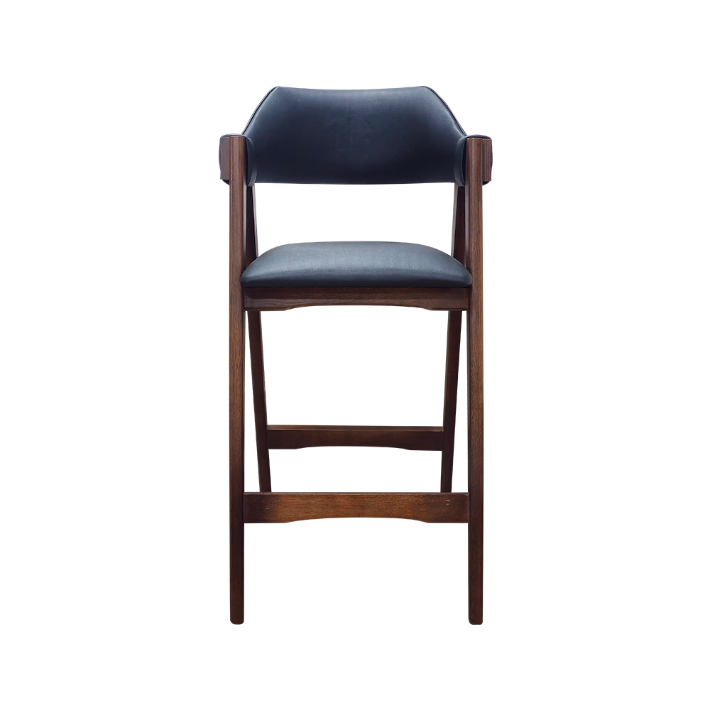 Conjunto 4 Banquetas Estofadas Ottawa Cappuccino e Korino Preto - 58956