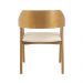 Conjunto 4 Cadeiras de Jantar Ottawa Amêndoa e Linho Off White - 58959