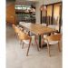 Conjunto 4 Cadeiras de Jantar Ottawa Amêndoa e Linho Off White - 58959