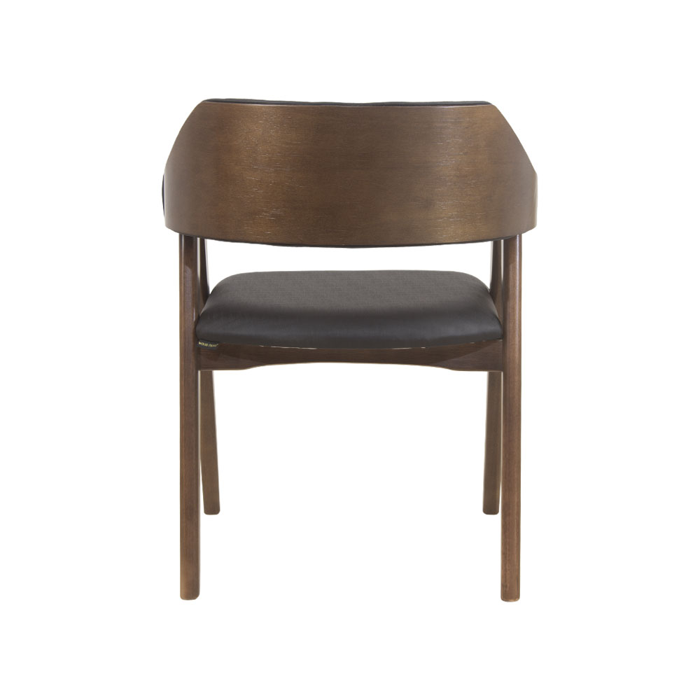 Conjunto 4 Cadeiras de Jantar Ottawa Cappuccino Korino Preto - 58986
