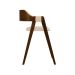 Conjunto 6 Banquetas Estofadas Ottawa Cappuccino e Linho Off White - 58951