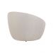 Poltrona Maia Fixa Linho Off White - Wood Prime 58480
