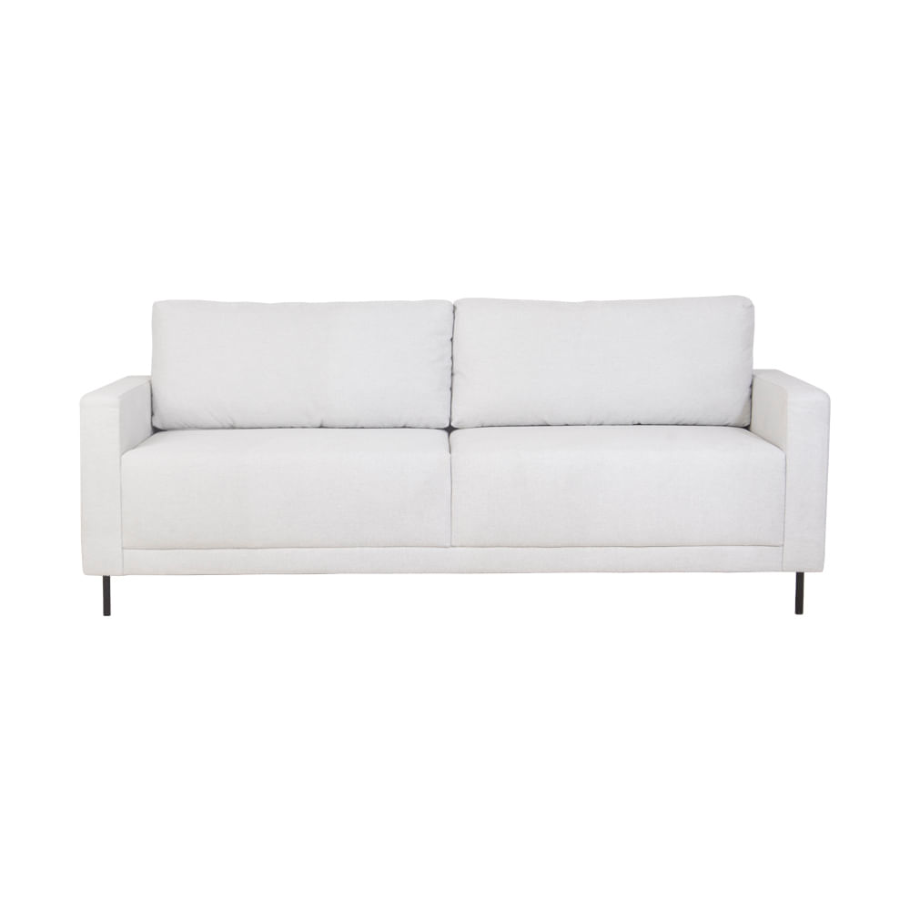 Sofá Estofado Elite 2 Lugares 200 cm Linho Off White - 58735
