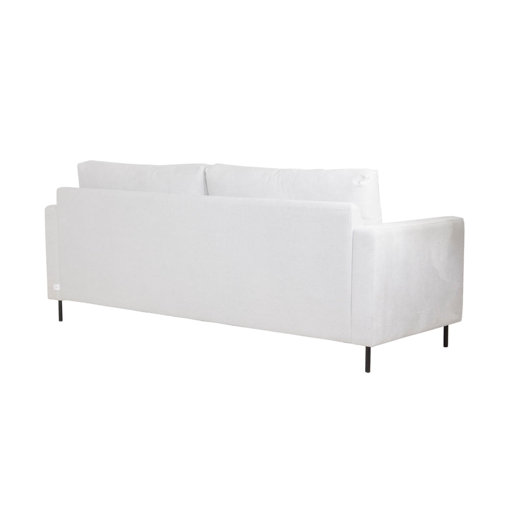 Sofá Estofado Elite 2 Lugares 200 cm Linho Off White - 58735