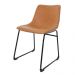 Cadeira para Sala de Jantar Munich Vintage Caramelo
