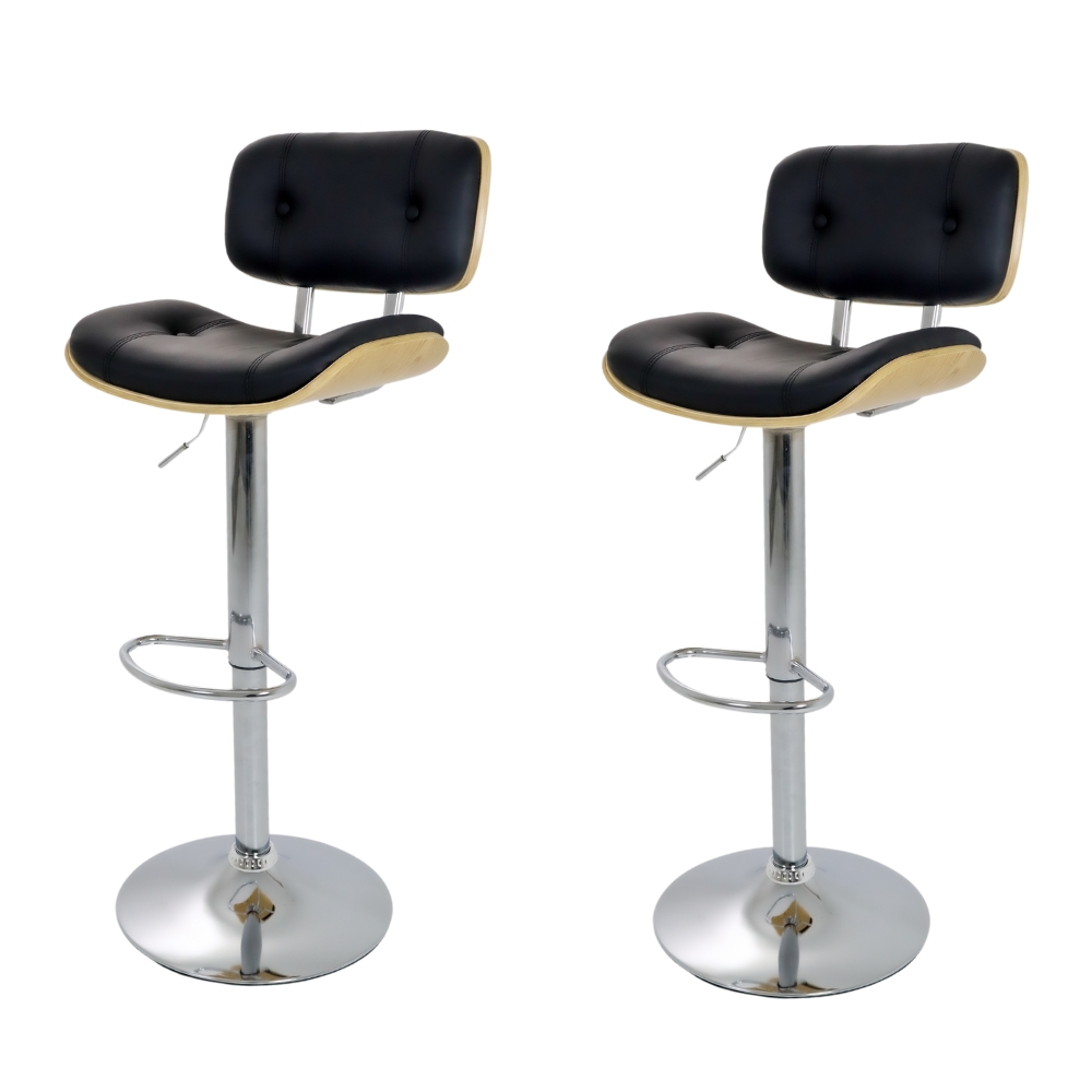Kit 2 Banquetas Lux Wood