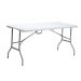 Mesa Dobrável de Polipropileno 152cm x 70cm Branca