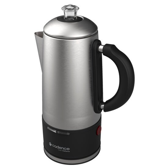 Cafeteira Elétrica Cadence, Gran Italiana, 1,5 Litros, 900W, Inox CAF120 110v