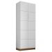 Armário Alto Escritório 2 Portas Cubic Branco TX - Caemmun