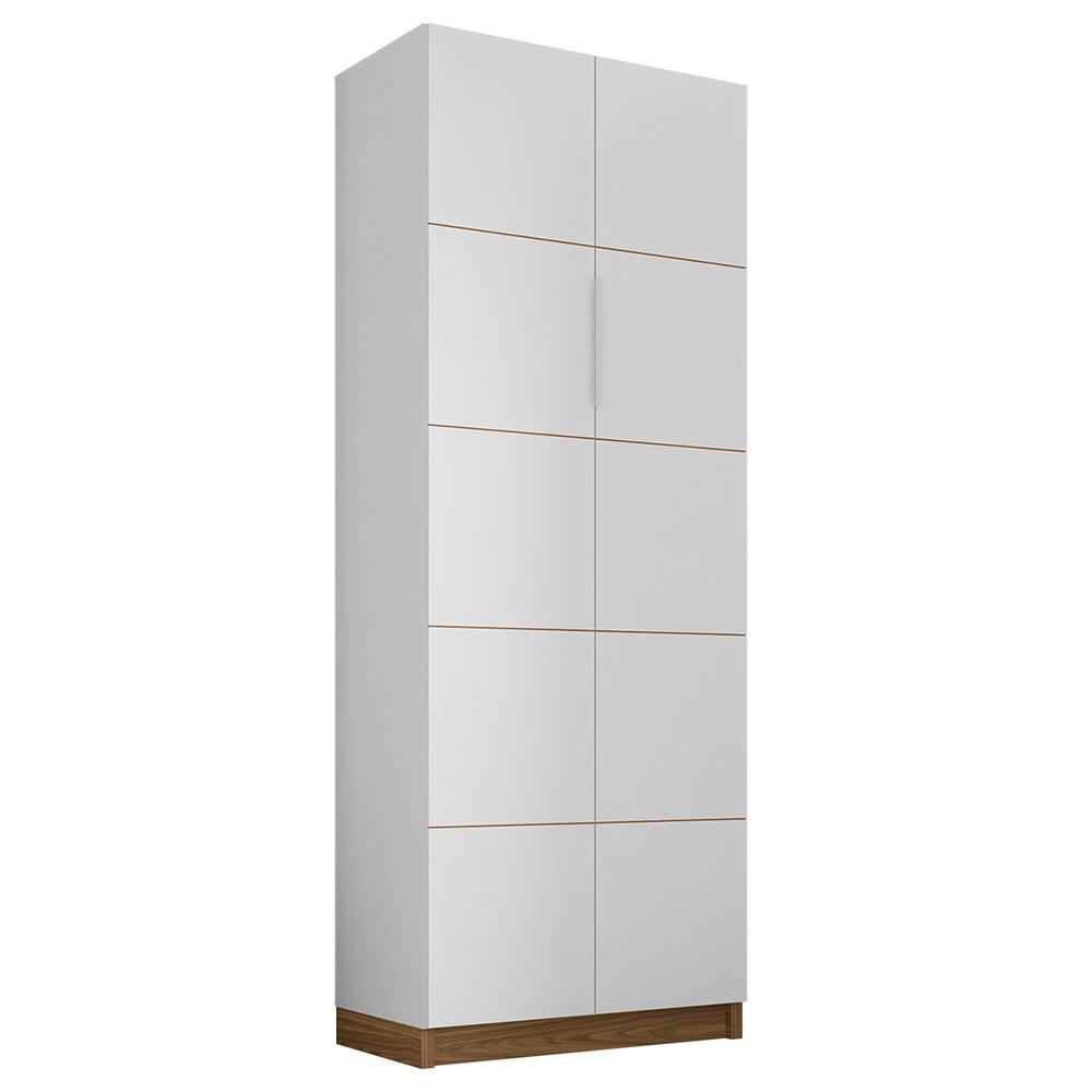 Armário Alto Escritório 2 Portas Cubic Branco TX - Caemmun