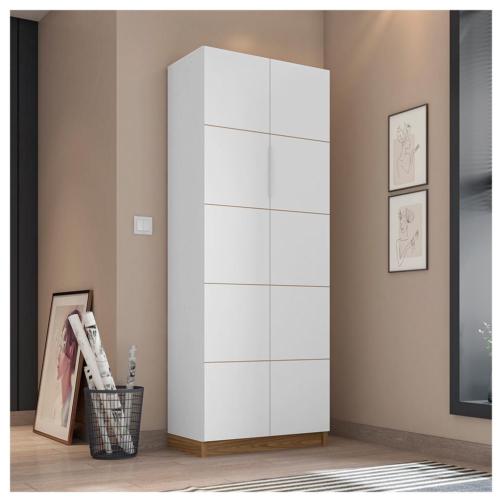 Armário Alto Escritório 2 Portas Cubic Branco TX - Caemmun
