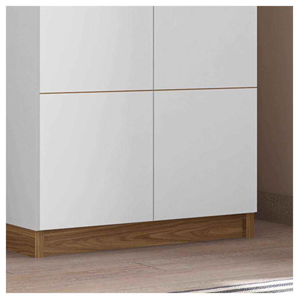 Armário Alto Escritório 2 Portas Cubic Branco TX - Caemmun