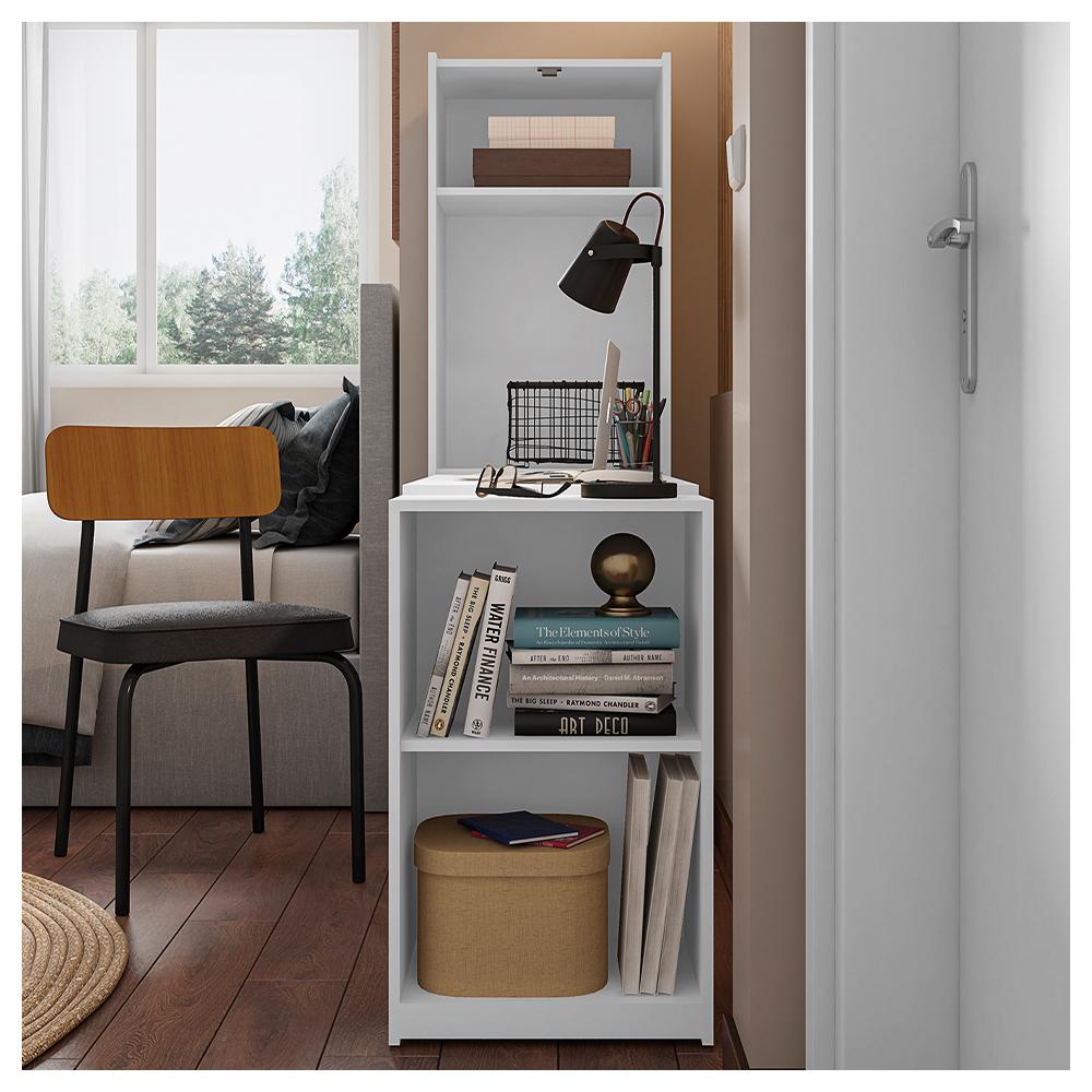 Armário Multiuso Com Mesa Auxiliar Mult Max Branco Caemmun