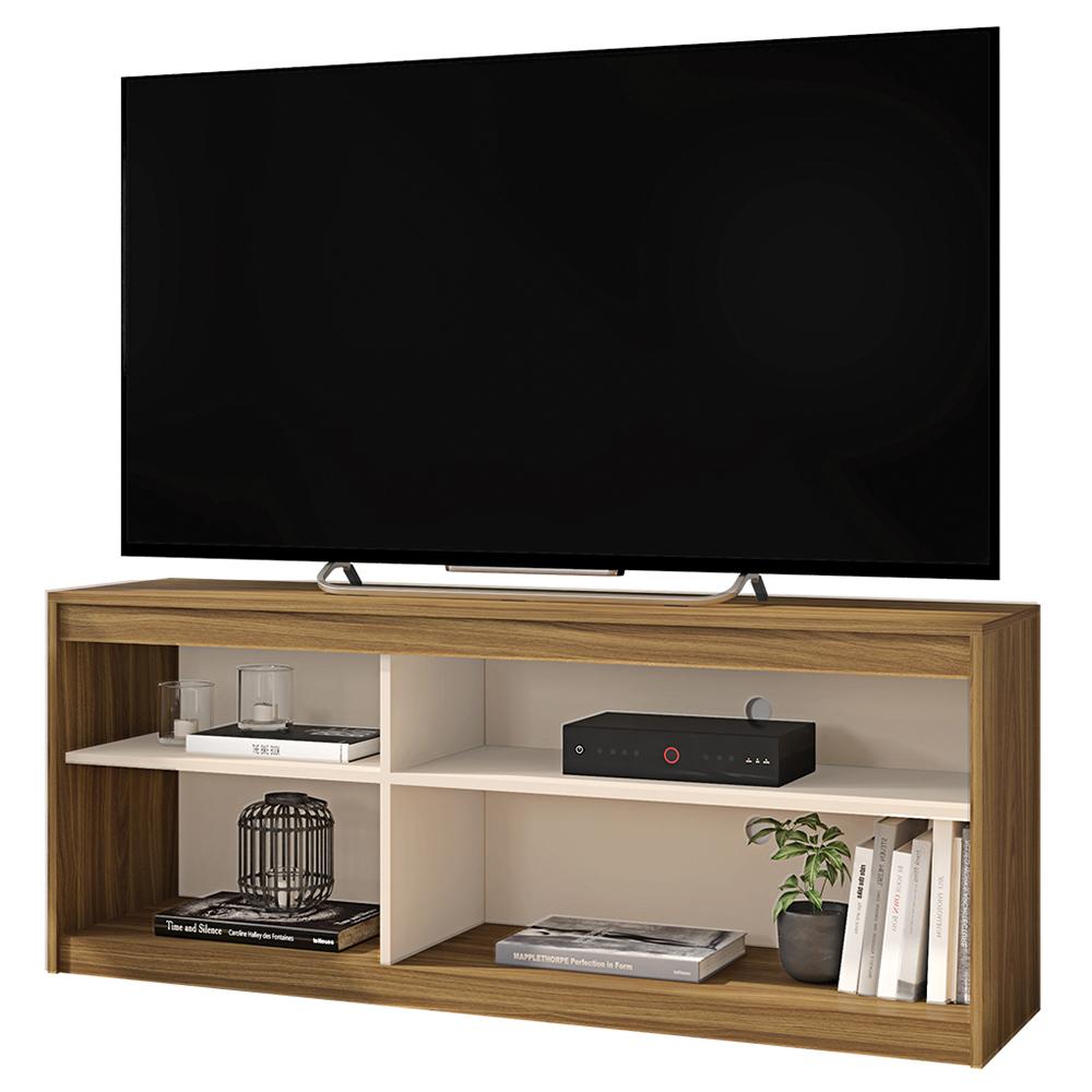 Bancada Rack Para TV Até 55 Polegadas Arizona Marrom Caemmun