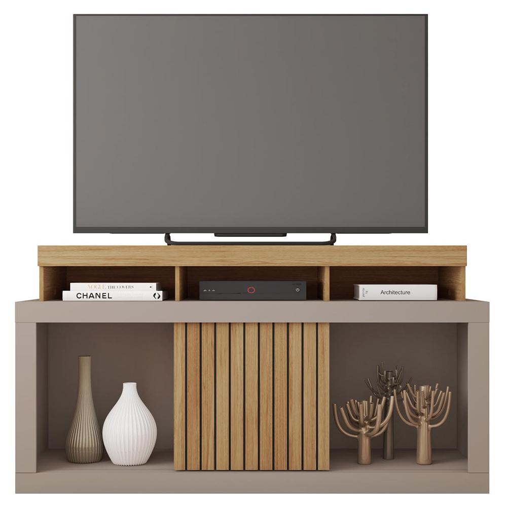Bancada Rack Para TV até 55 Polegadas Frost Marrom Caemmun