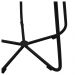 Banco Cross Baixo Decorativo Preto - Overseas